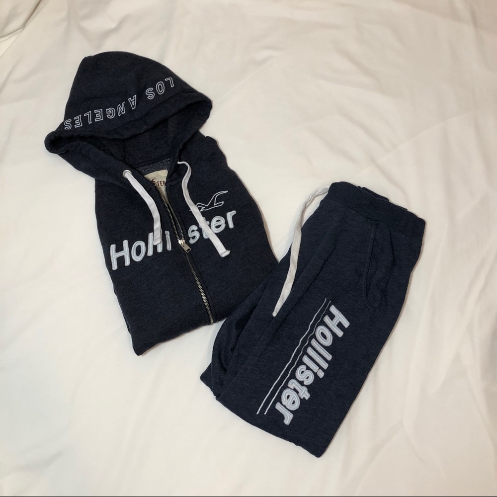 Hollister Set navy blue